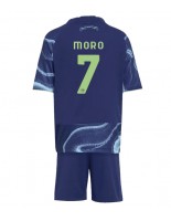 Otroške Nogometnih dresov Ajax Raul Moro #7 Gostujoči 2025-26 Kratki rokavi (+ hlače)